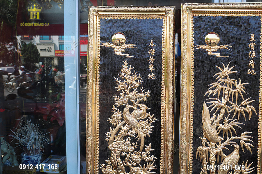 Từng đường n&eacute;t tr&ecirc;n bức tranh đều được c&aacute;c nghệ nh&acirc;n chau chuốt v&ocirc; c&ugrave;ng tỉ mỉ